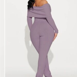 NEW Fashion nova amara snatched bark brown jumpsuit size medium